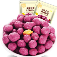 【享食者】紫薯花生108g/袋 花生米干果休闲零食