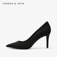 CHARLES＆KEITH2019秋季新品CK1-60361210纯色简约女士尖头高跟鞋