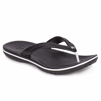 Crocs男女同款 沙滩防滑情侣人字拖鞋 夏季 黑色 11033-001
