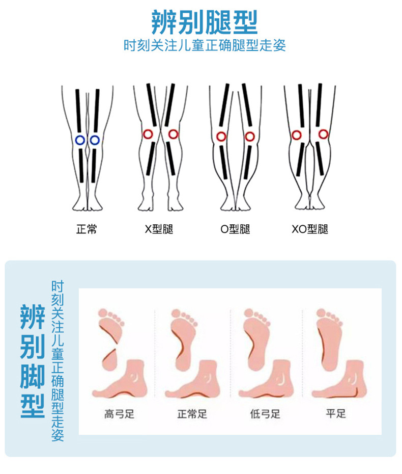 鑫达盛 中性 pu矫正鞋垫儿童扁平足内外八字矫形鞋垫足内外翻矫形 xd